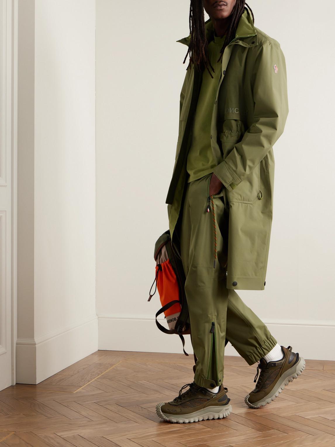 MONCLER Day-namic Steig Parka Coat Olive In Green Product Image