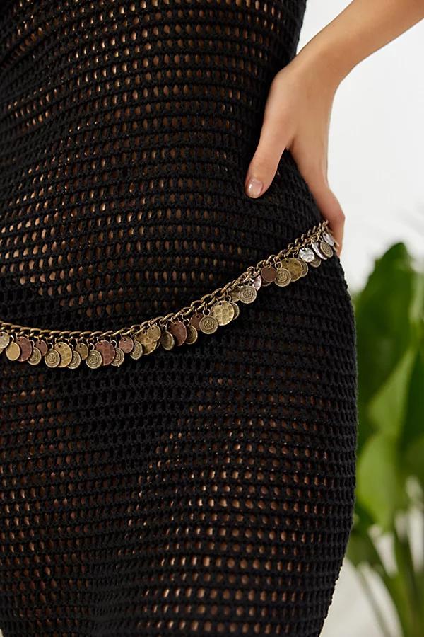 Cornelia Coin Chain Belt Womens at Urban Outfitters Product Image