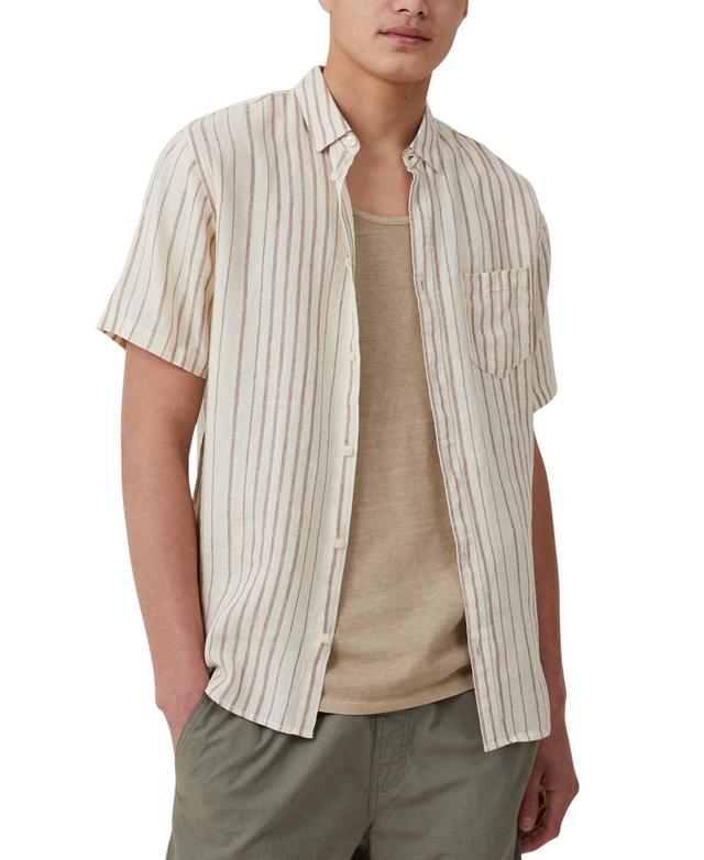 Cotton On Mens Linen Short Sleeve Shirt Product Image