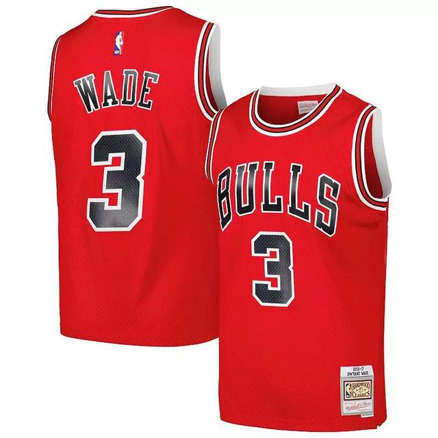 Mens Mitchell & Ness Dwyane Wade Chicago Bulls 2016/17 Hardwood Classics Swingman Jersey Product Image