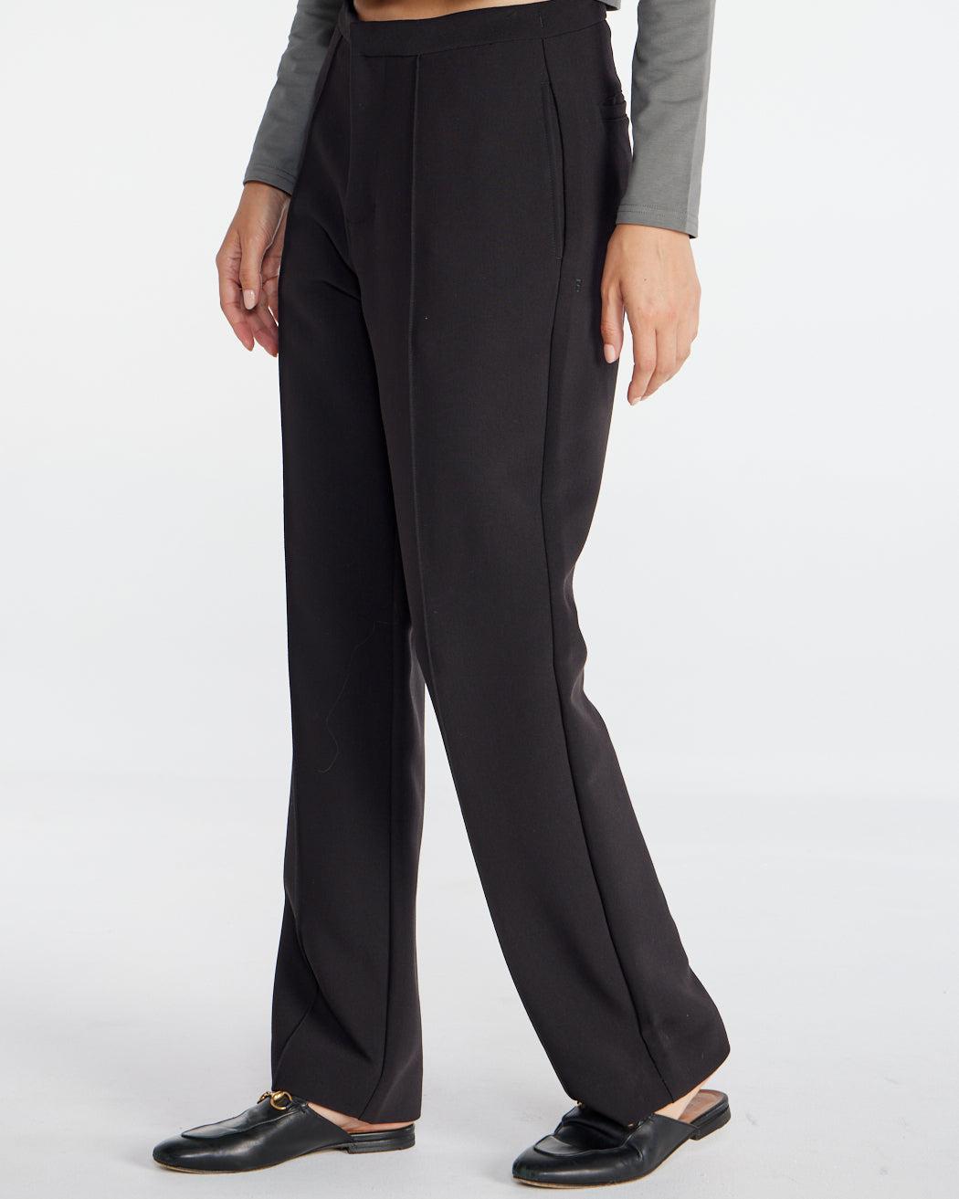 Midtown Straight Leg Pintuck Pant Product Image