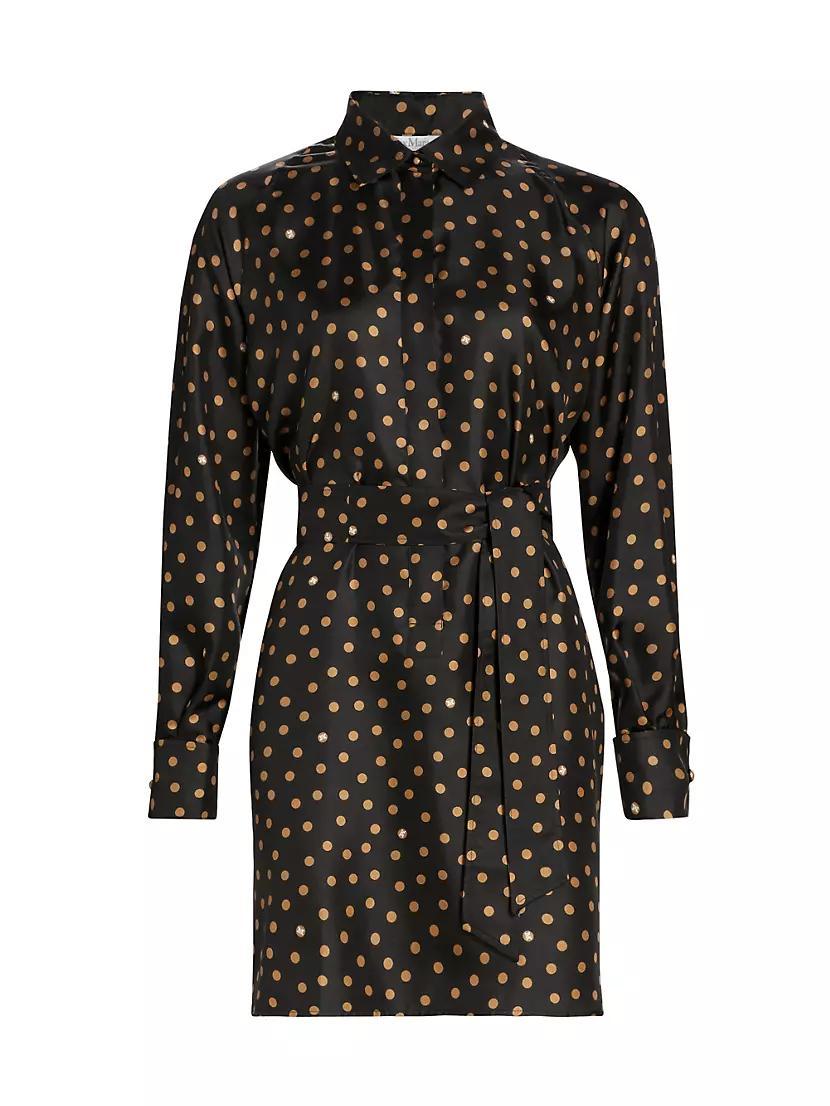 Shock Polka Dot Silk Shirtdress product image