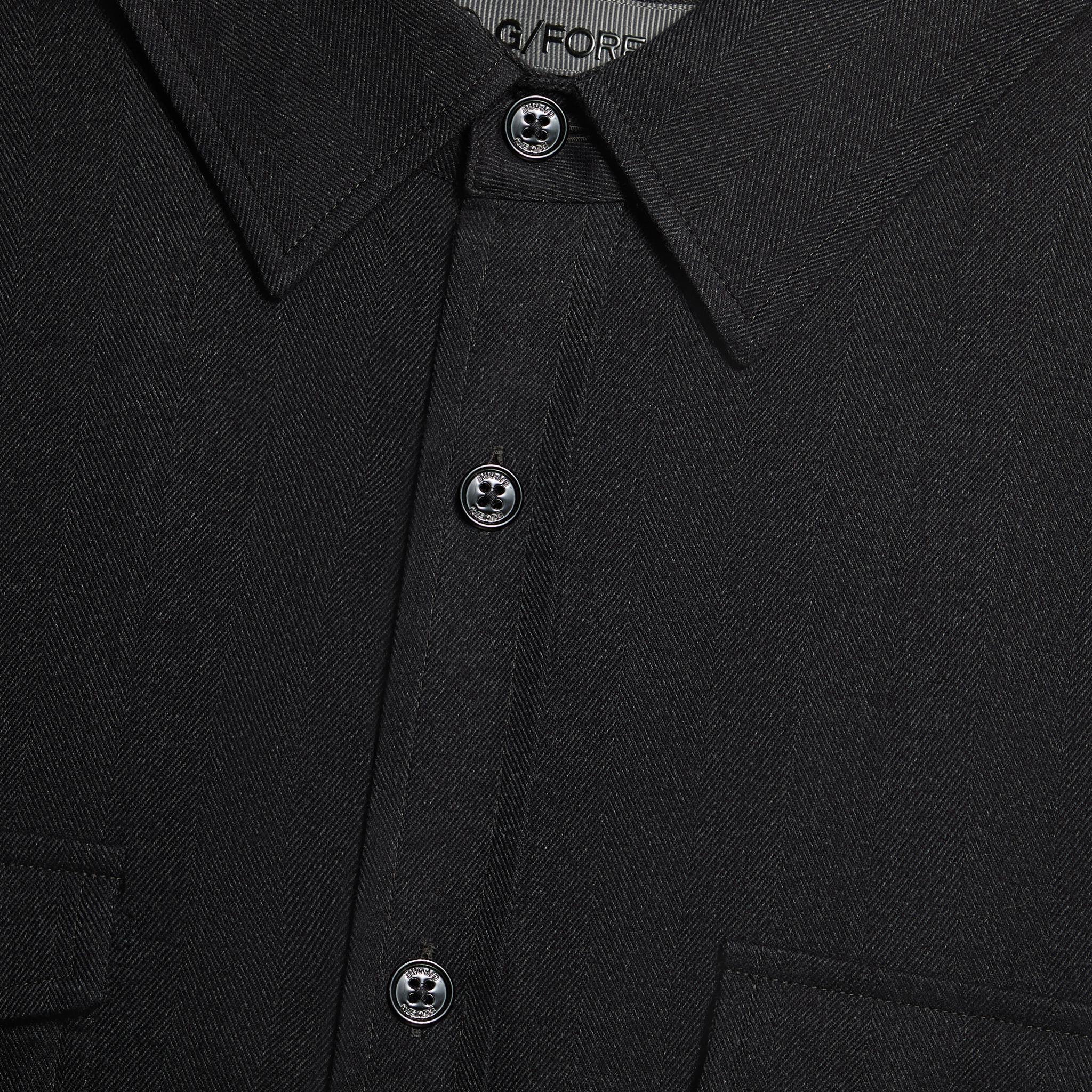 HERRINGBONE BRUSHED DRESS SHIRT Product Image