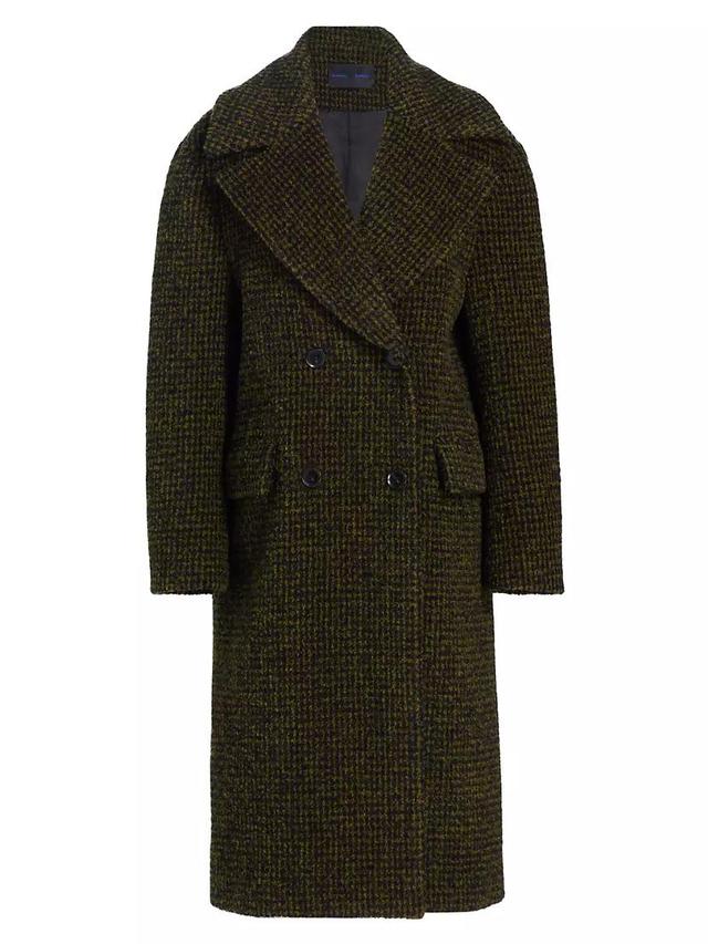 Bouclé Wool Long Coat Product Image