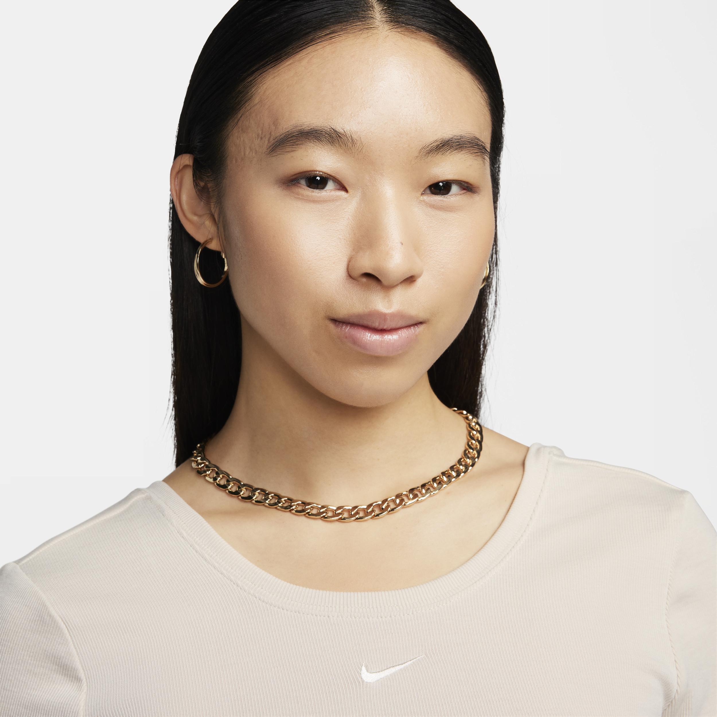 Nike Womens Nike Chill Knit Mini Rib Top - Womens Lt Orewood Brown/Sail Product Image