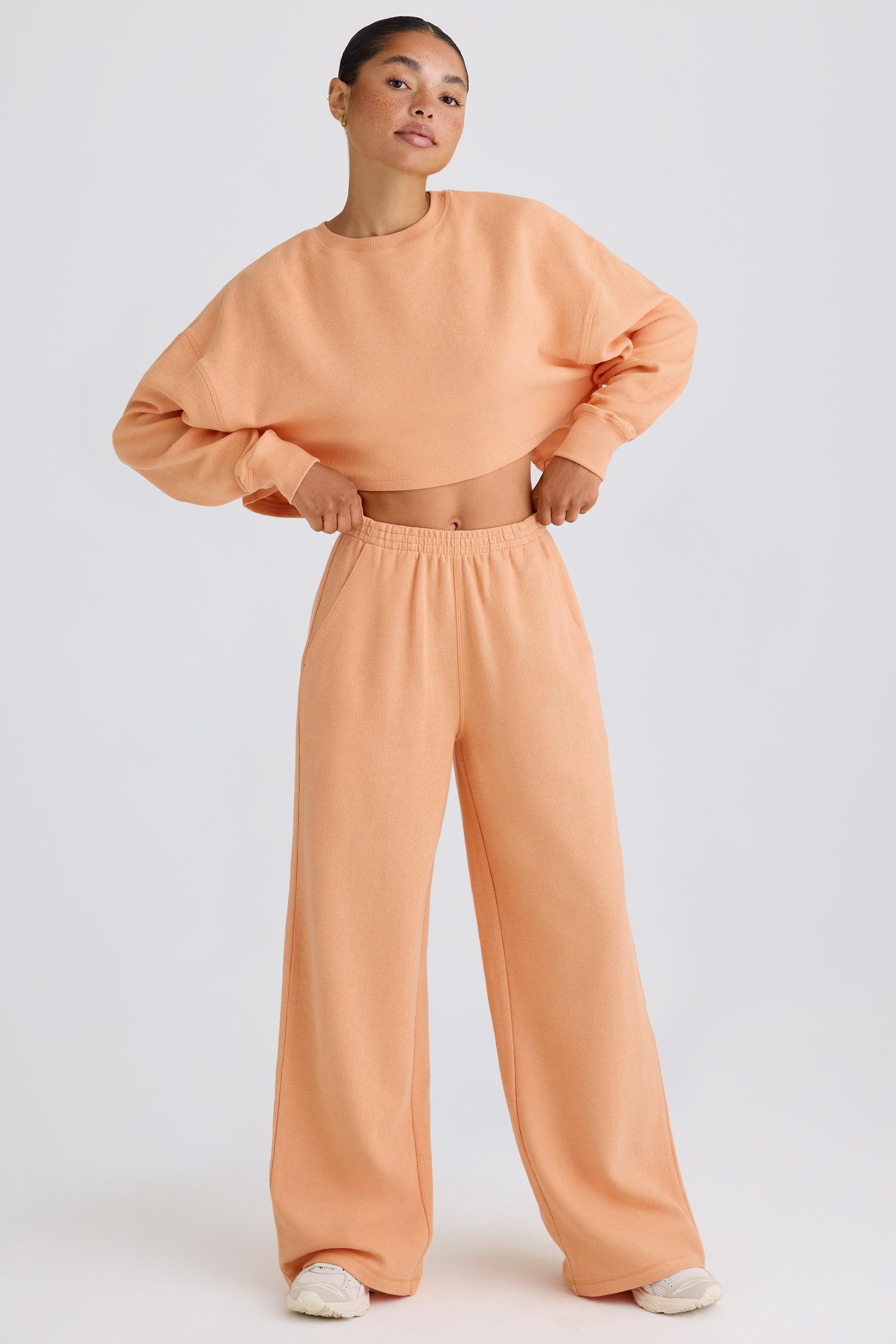 Straight-Leg Joggers in Peach product image