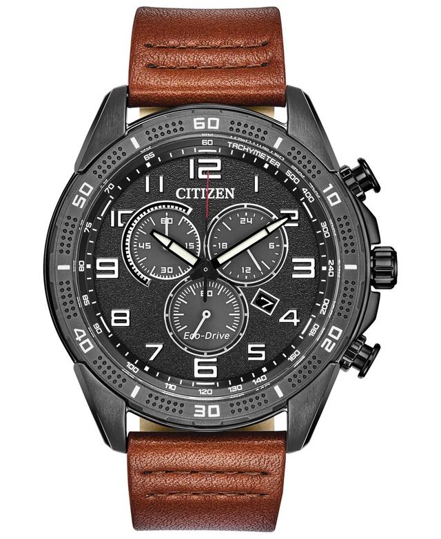 Drive Citizen Eco Drive Mens Strap Watch, Brown Product Image