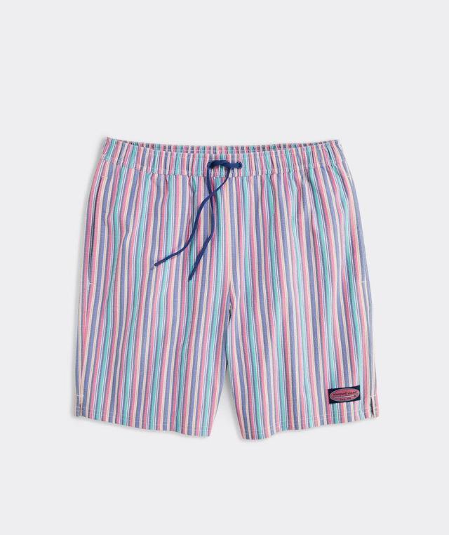 7 Inch Seersucker Chappy Swim Trunks Product Image