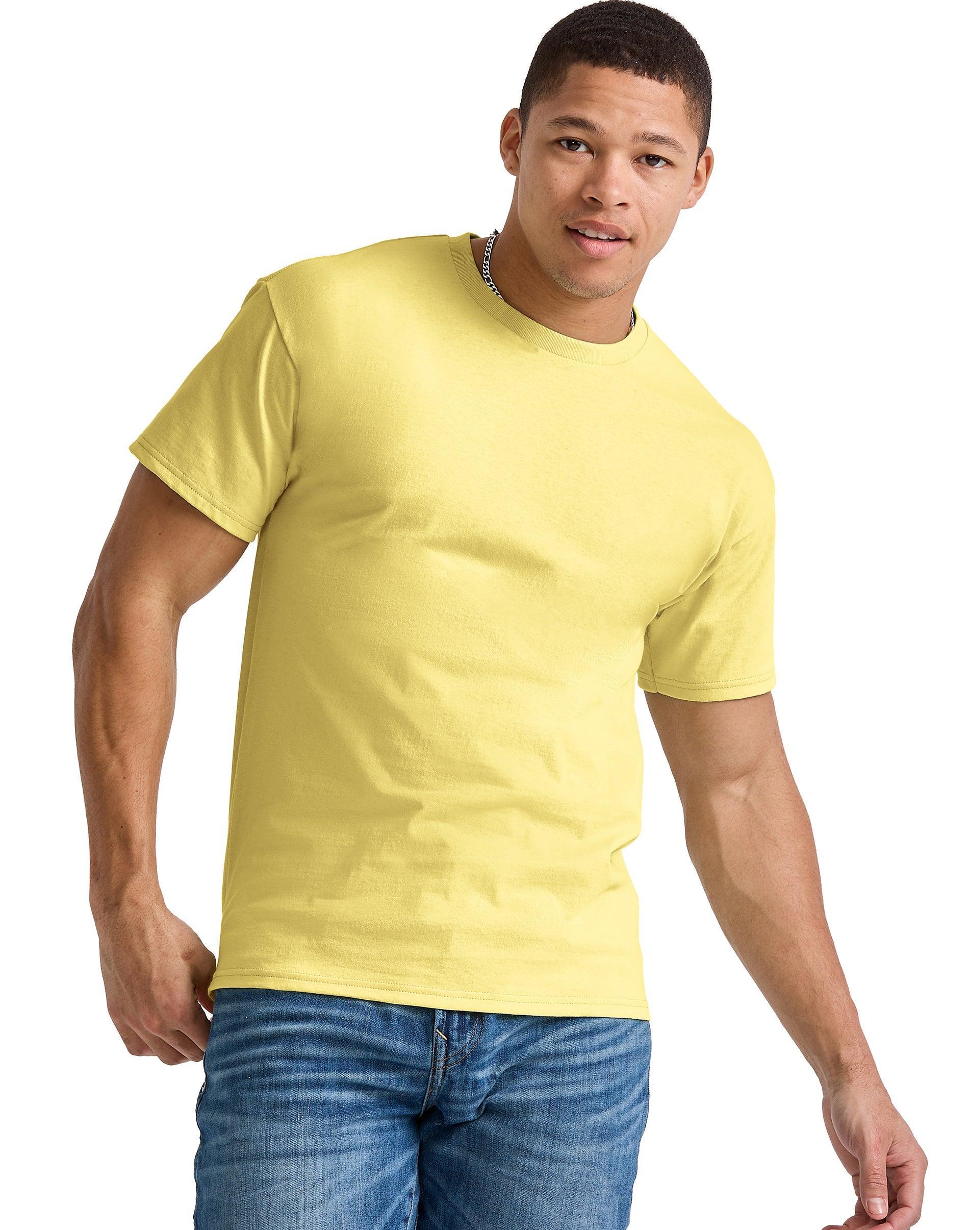 Hanes Essentials Short Sleeve Mens T-Shirt, Cotton Athletic Navy S Product Image