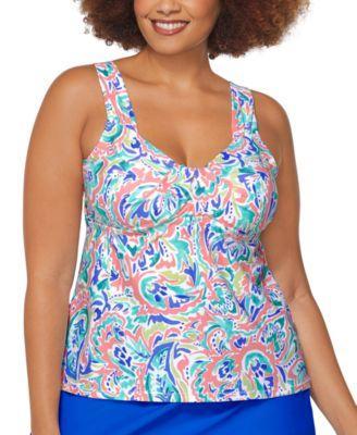 Rimini V-Neck Tankini Top Product Image