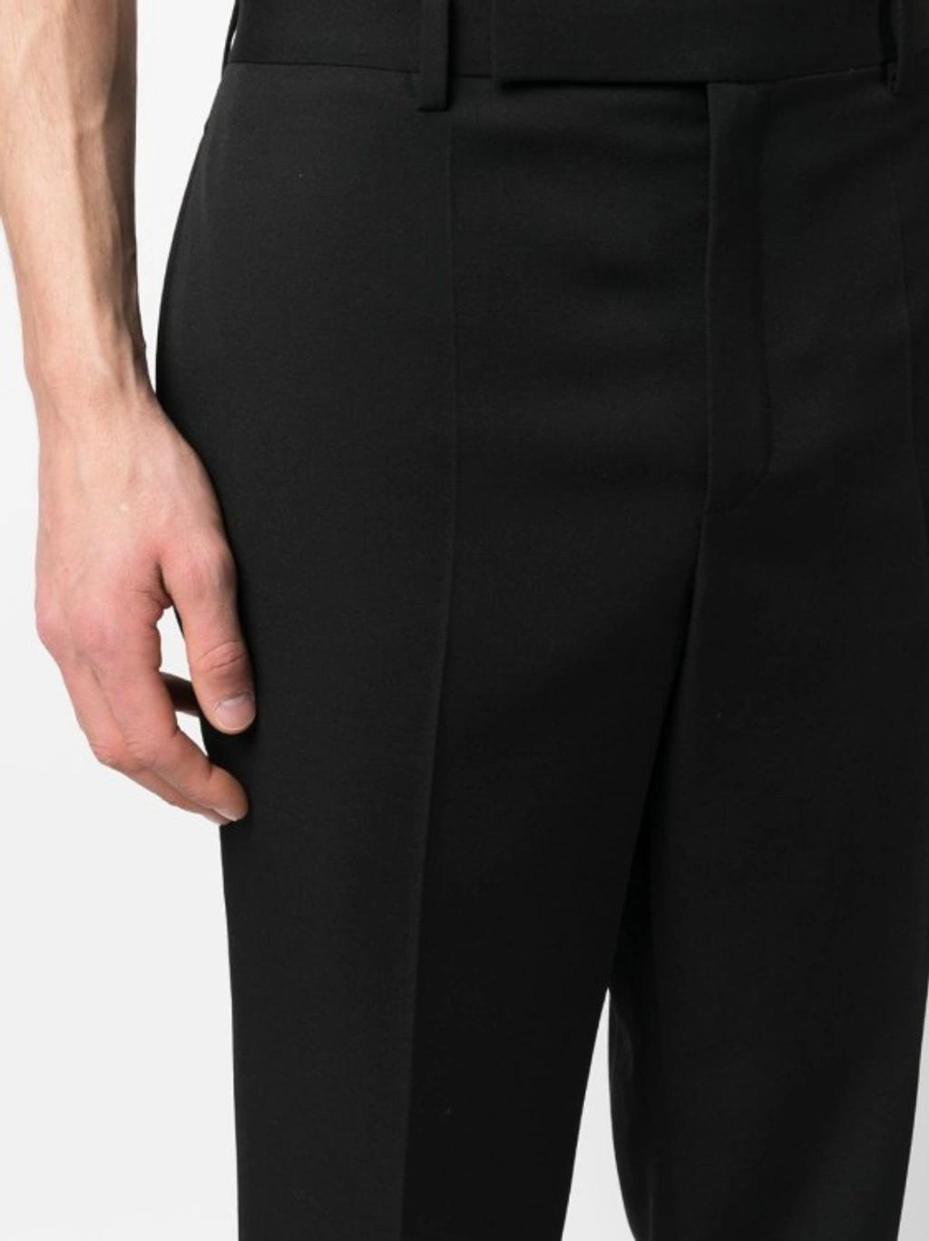 High Waist Straight Leg Trousers In Black Product Image