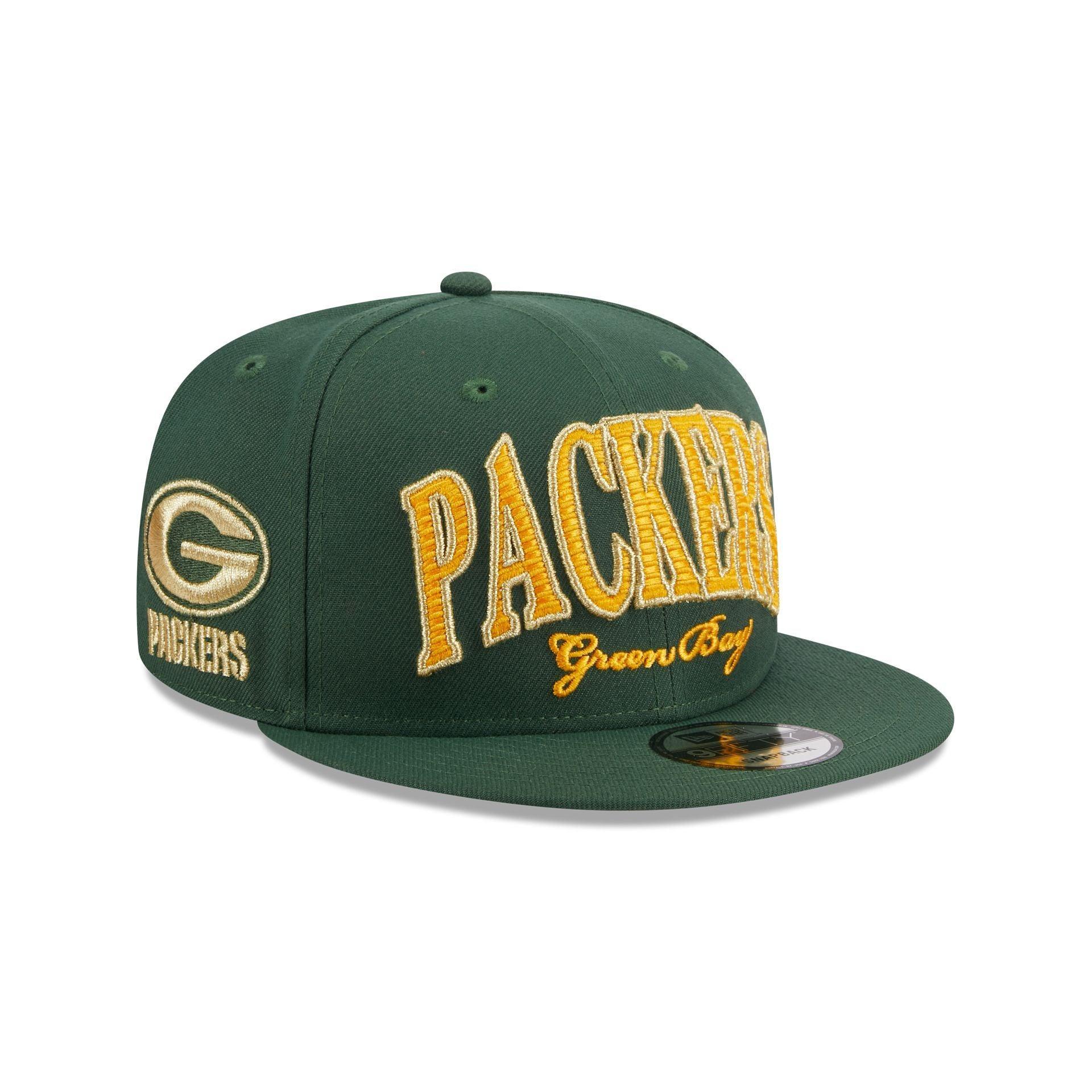 Green Bay Packers Throwback 9FIFTY Snapback Hat Male Product Image