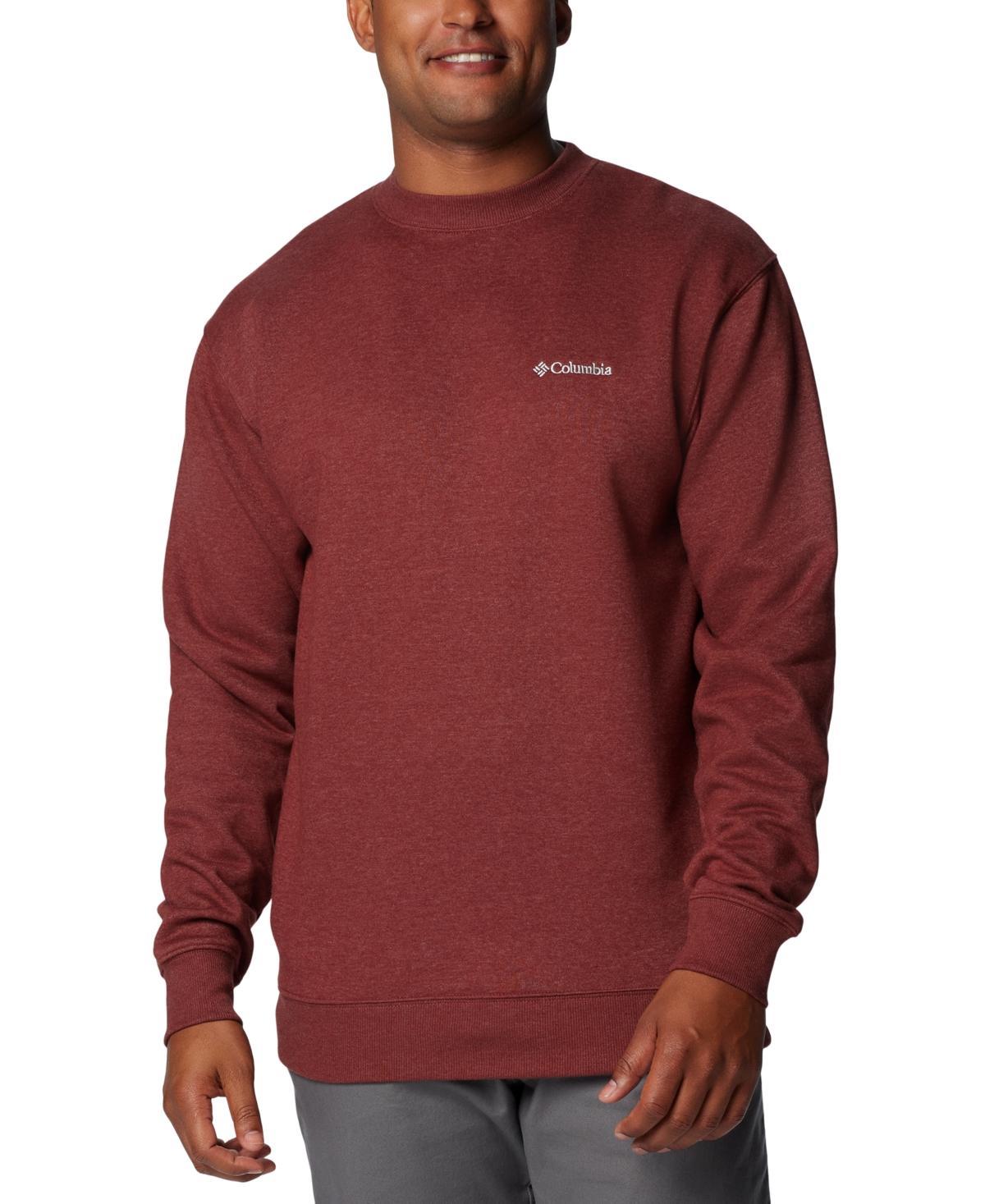 Mens Columbia Hart Mountain II Crewneck Pullover Blue Product Image