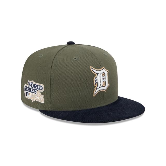 Detroit Tigers Olive Green 59FIFTY Fitted Hat Male Product Image