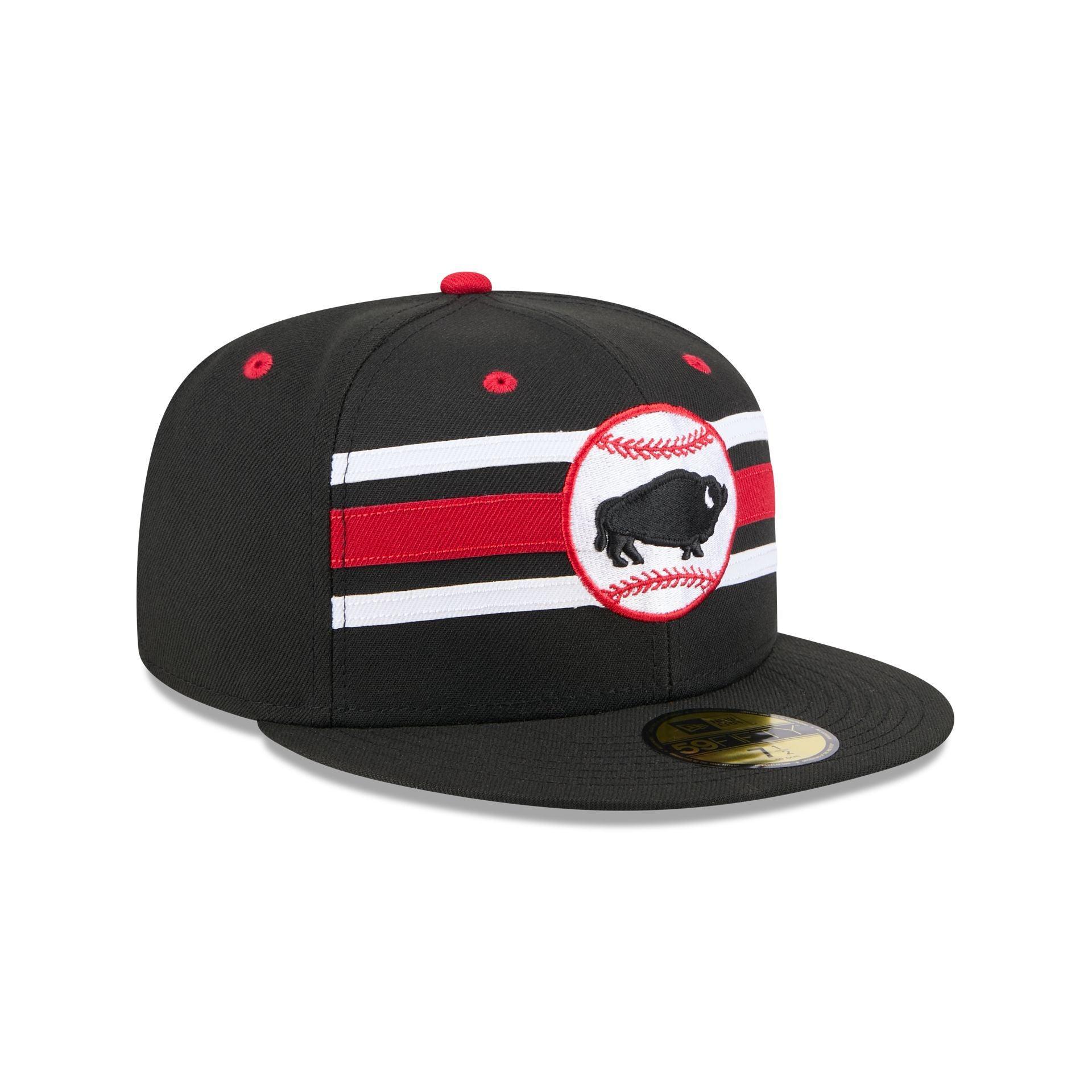 Buffalo Bisons Theme Night Black 59FIFTY Fitted Hat Male Product Image