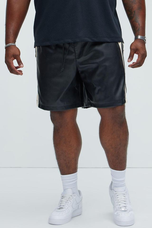 Stan Zip-Up Racing Shorts - Black/combo Product Image