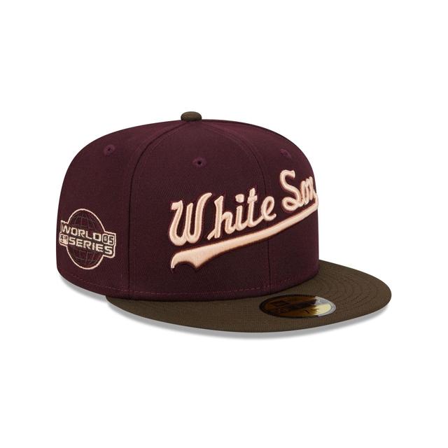 Chicago White Sox Berry Chocolate 59FIFTY Fitted Hat Male Product Image