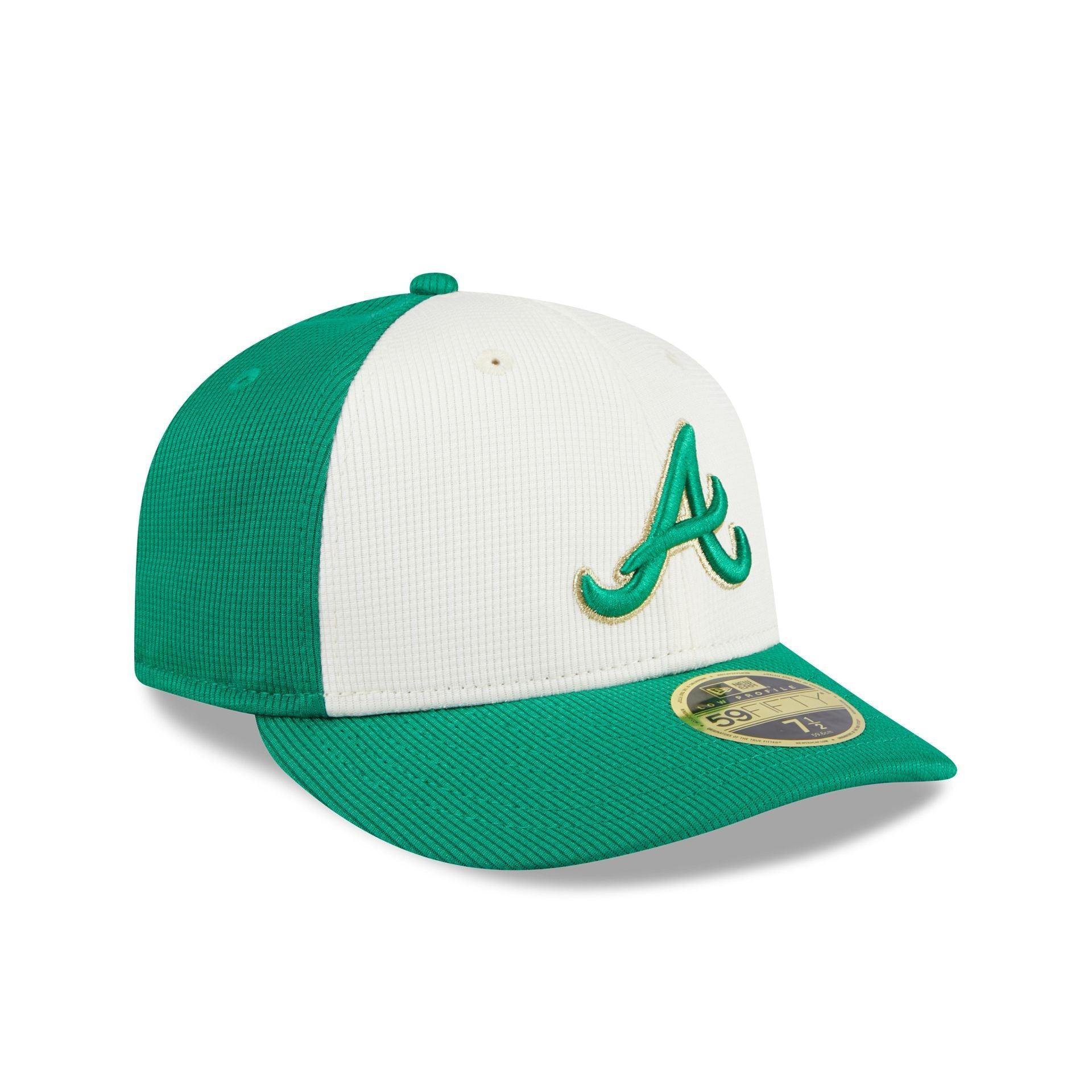 Atlanta Braves St. Patrick's Day 2024 Low Profile 59FIFTY Fitted Hat Male Product Image