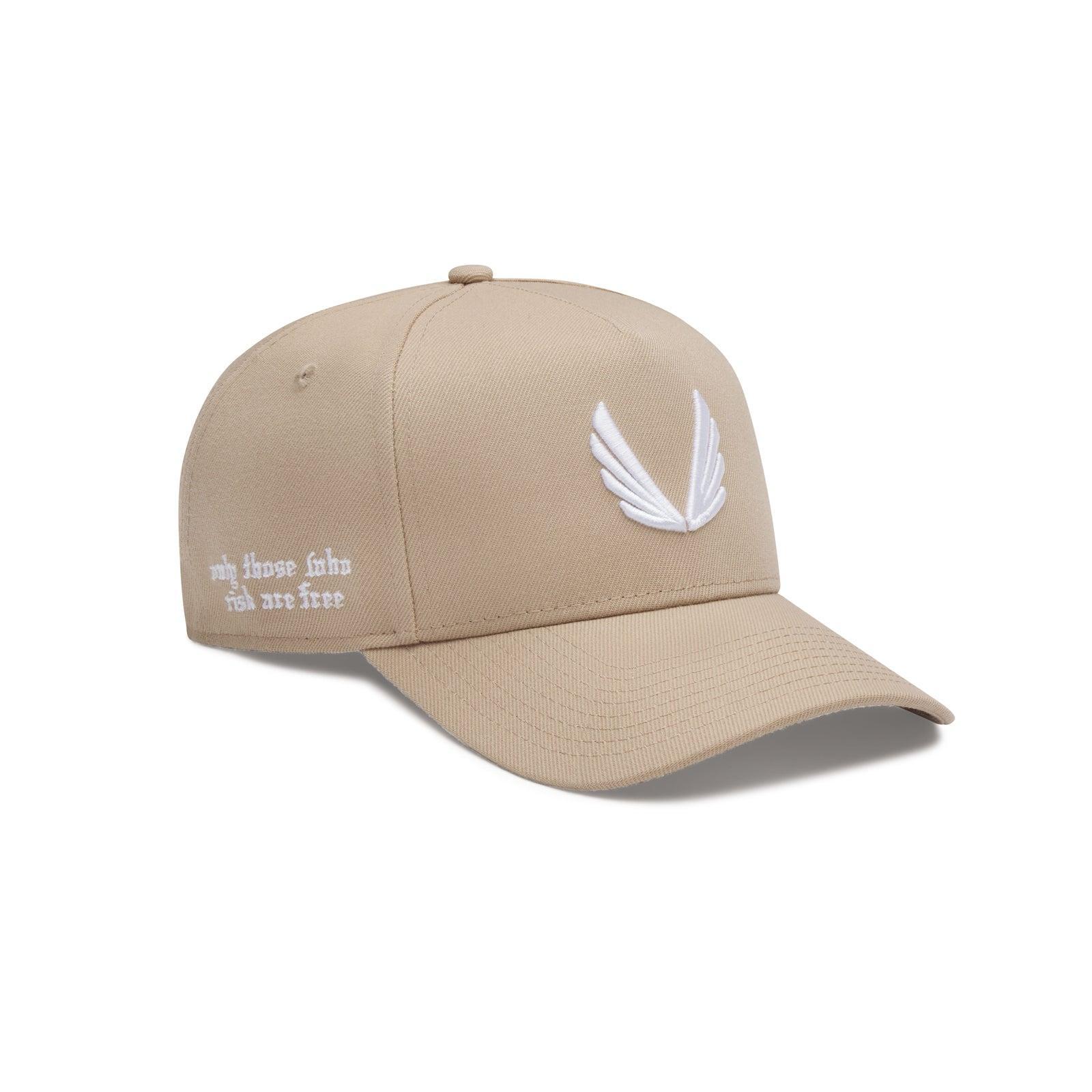 New Era 9Forty A-Frame Hat - Beige/White Product Image