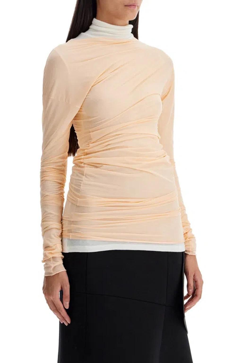 Hoan Ruched Jersey Top In Multicolor Product Image