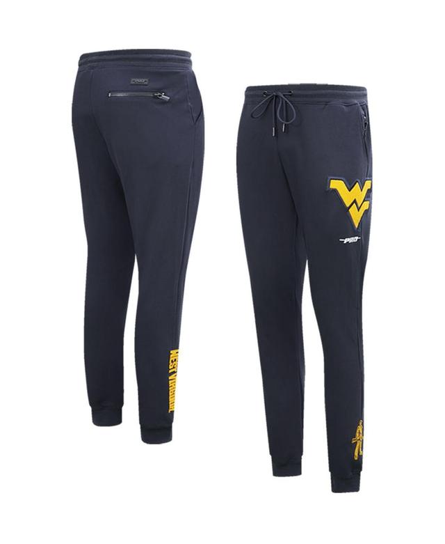 Mens Pro Standard Navy West Virginia Mountaineers Classic Dk Jogger Pants Product Image