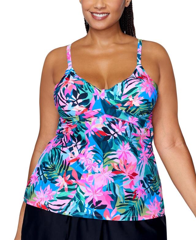 Raisins Curve Plus Size Aries Tankini Top Product Image