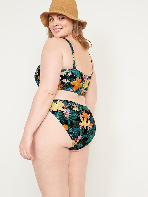 Mid-Rise Bikini Swim Bottoms Product Image