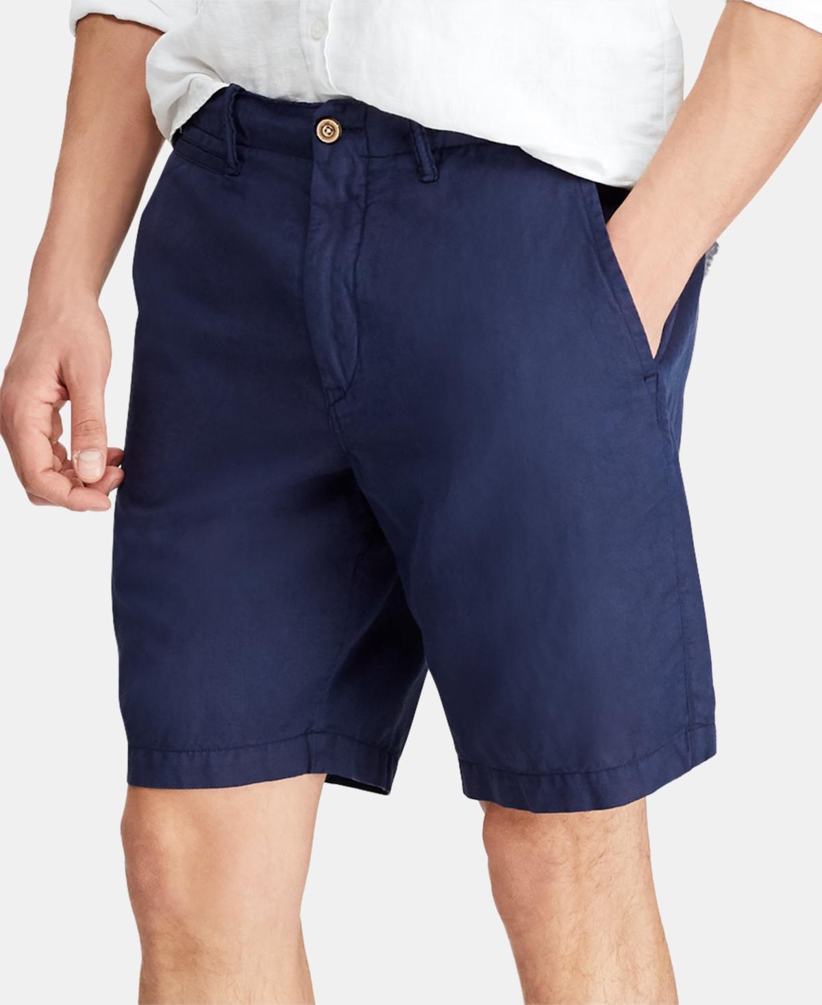 Polo Ralph Lauren Mens 8.5-Inch Classic-Fit Linen-Cotton Shorts Product Image