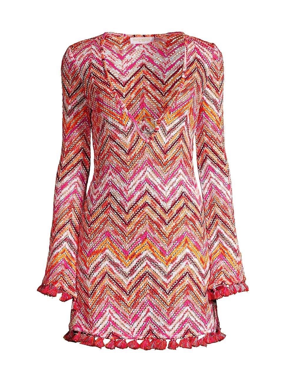 Womens Cassie Spacedye Chevron Minidress Product Image