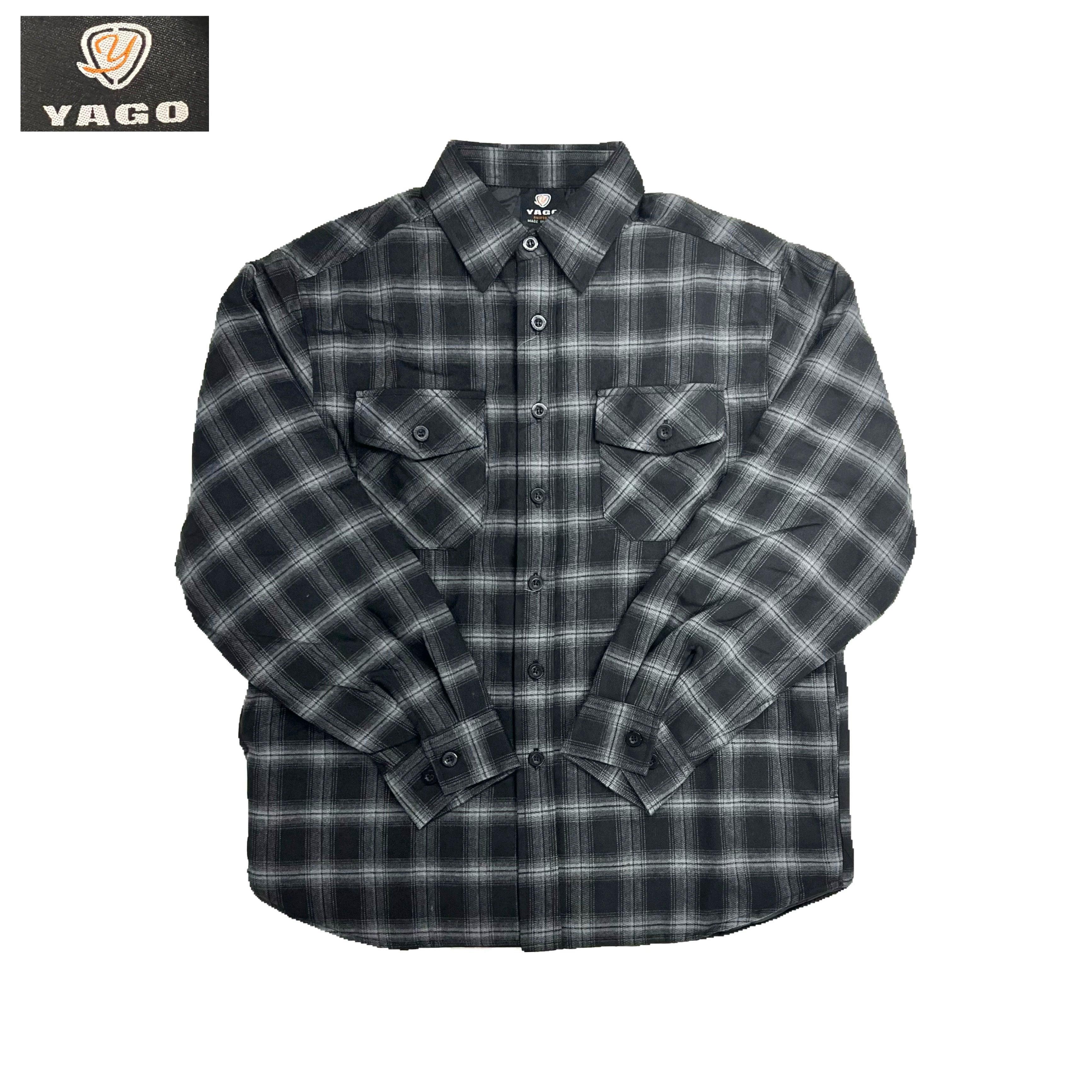 Yago Flannel Shirt Jacket with Two Side Pockets Male Product Image