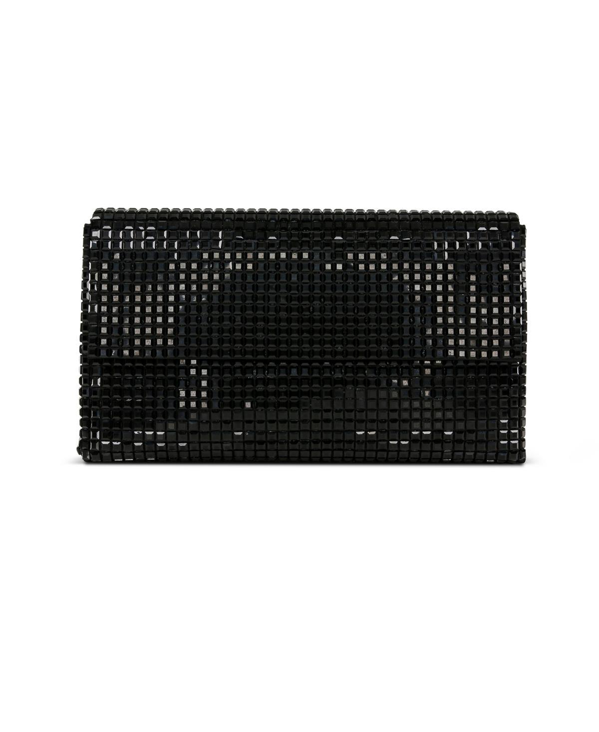 Jewel Badgley Mischka Womans Maria Fully Crystal Envelope Clutch Product Image