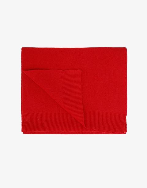 Merino Wool Scarf - Scarlet Red Product Image