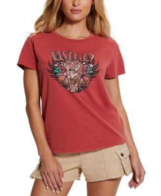 Women's Wild Roses Graphic T-Shirt Product Image