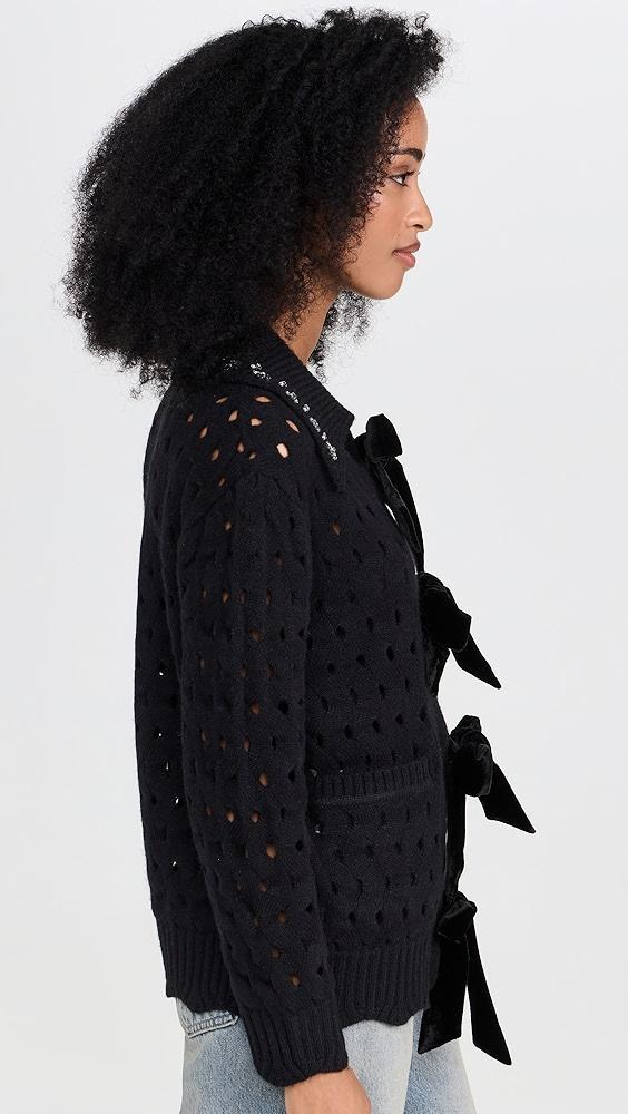 Sea Leia Knit Cardigan with Stones | Shopbop Product Image