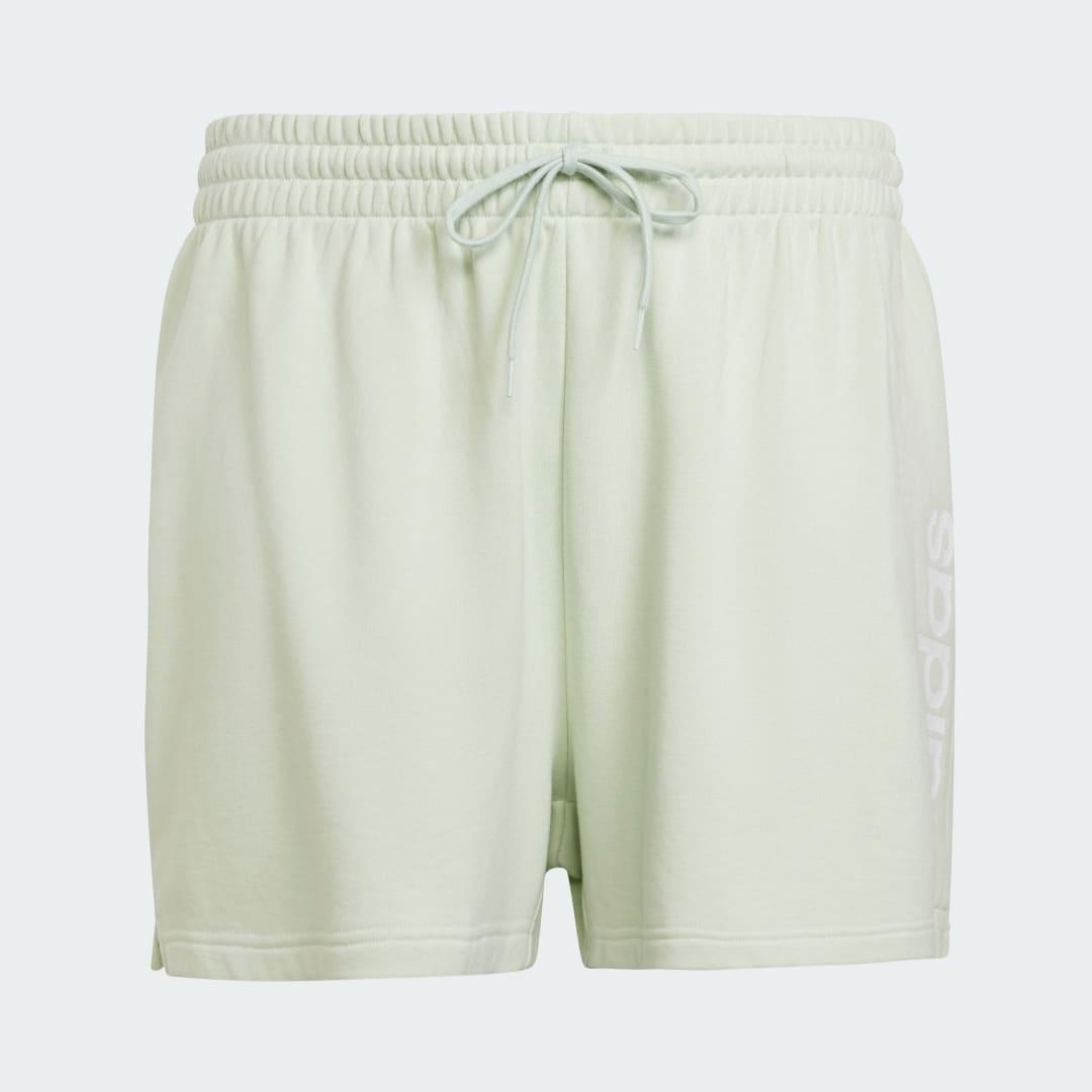 Essentials Linear French Terry Shorts (Plus Size) Product Image