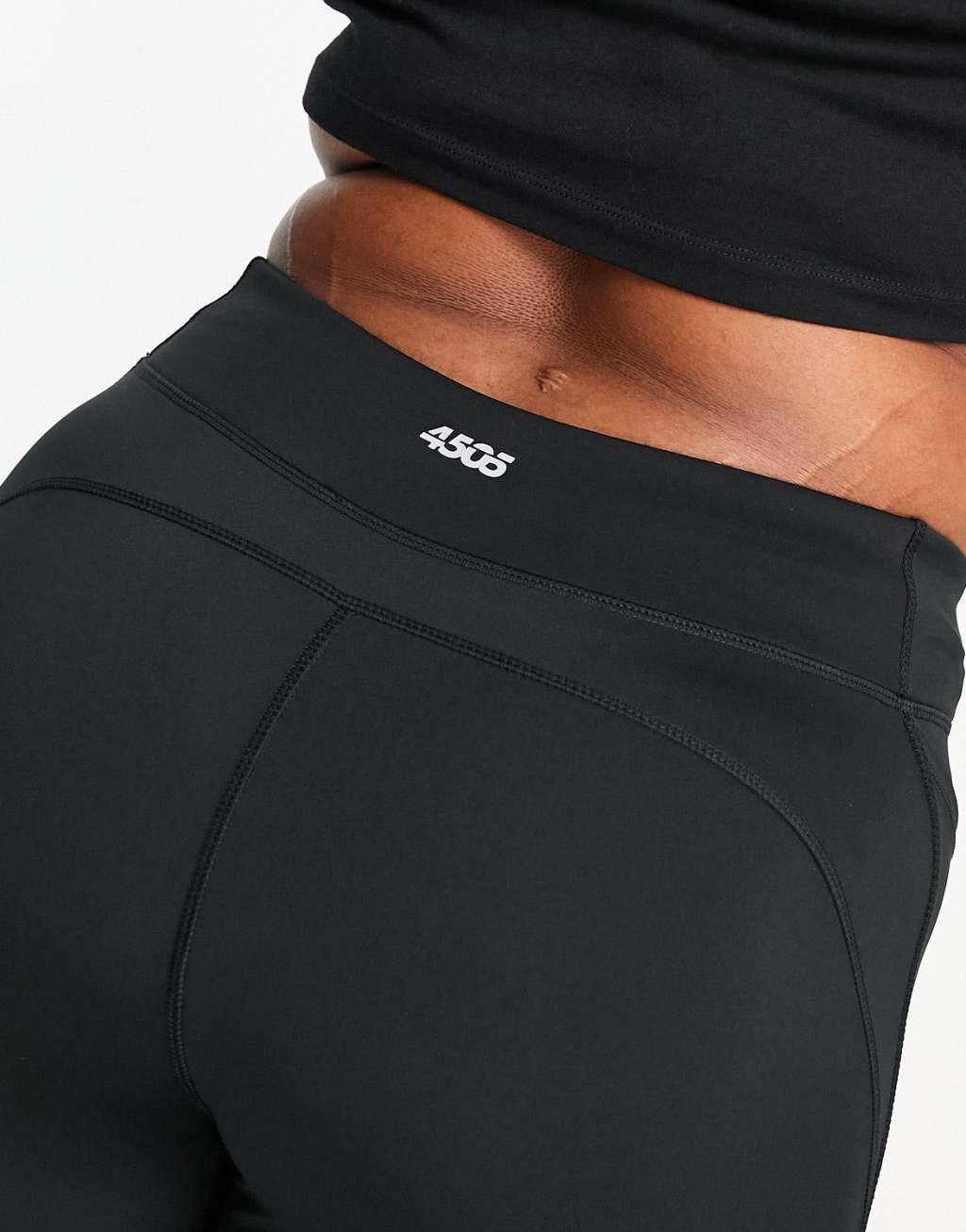 ASOS 4505 Curve icon running capri leggings-Black Product Image