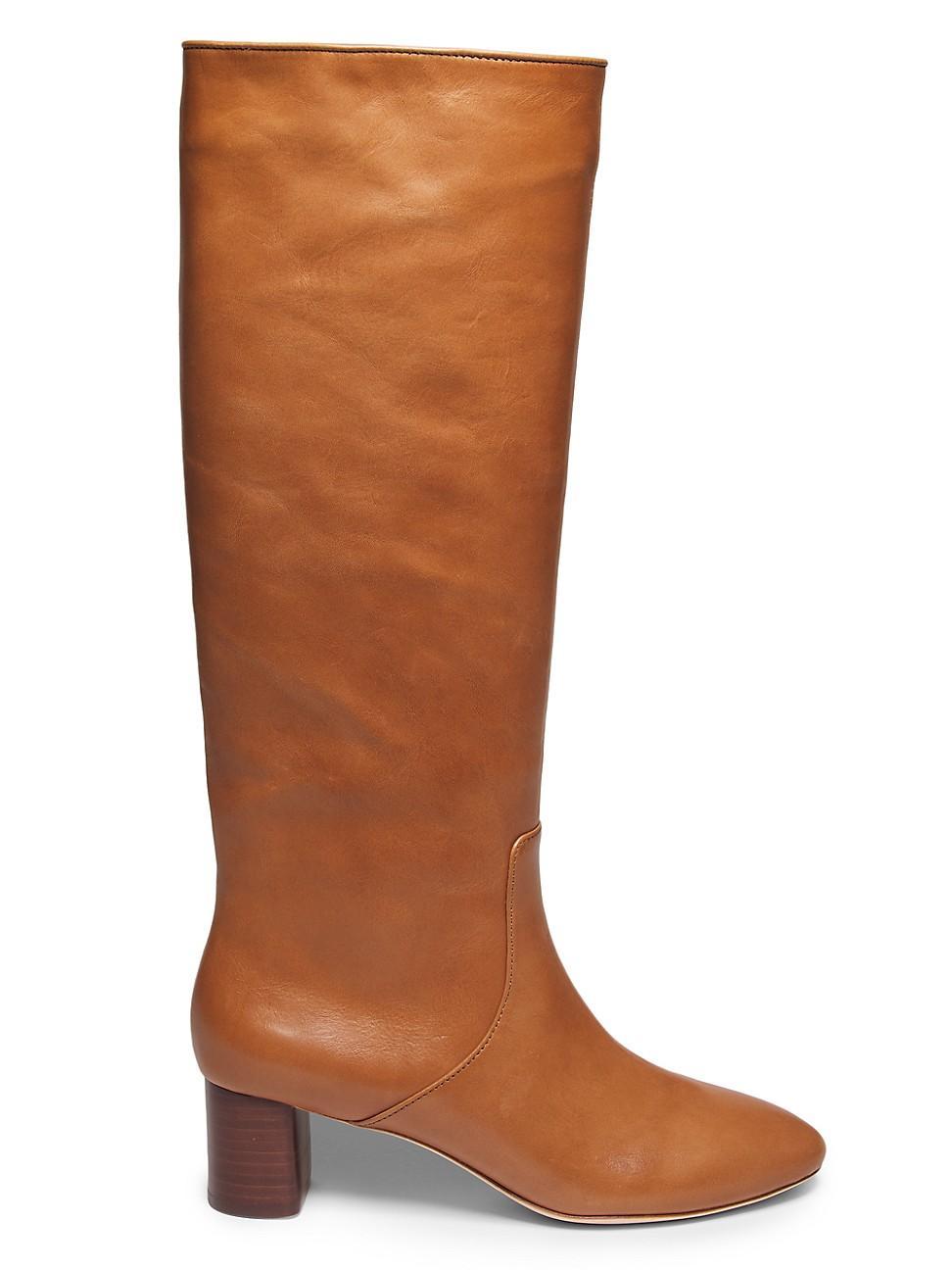 Womens Gia 50MM Leather Tall Boots Product Image