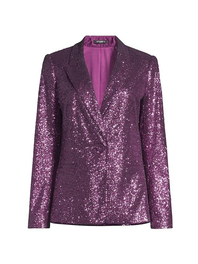 Womens Ariana Sequined Jacket Product Image