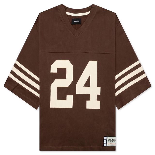 Heavy cotton 24 Football Jersey - Brown Male Product Image