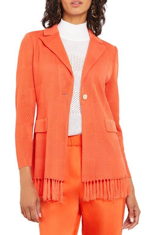 Misook Ottoman Three-Quarter Sleeve Knit Blazer Product Image