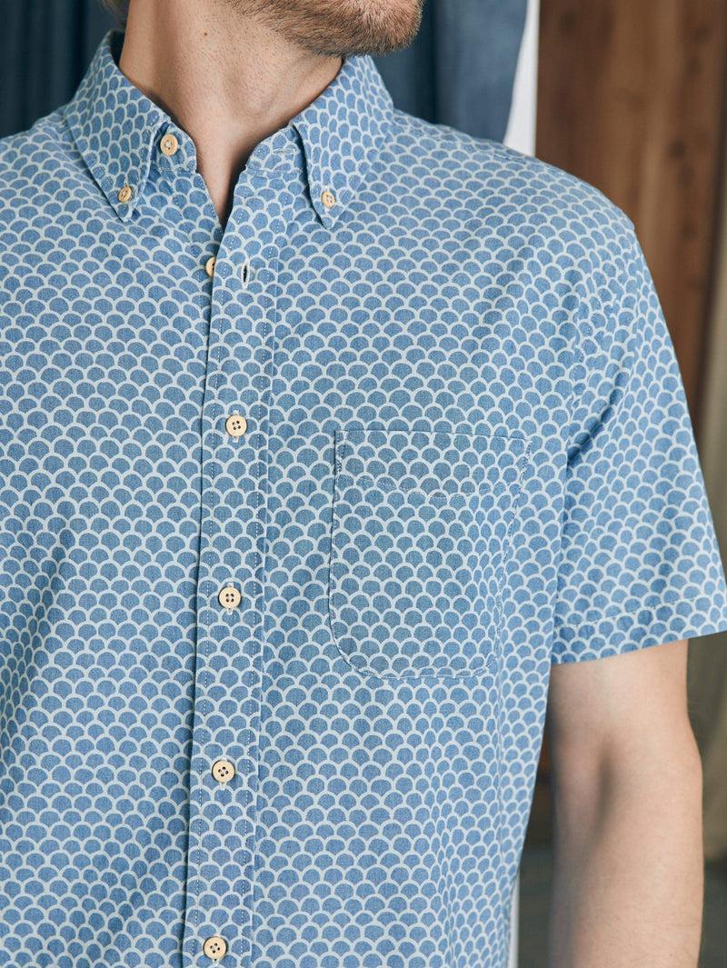 Short-Sleeve Stretch Playa Shirt - Fishscale Redux Product Image