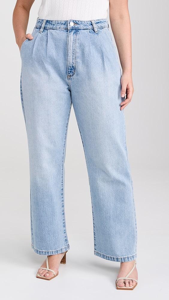 Rolla's Chloe Pleat Denim Jeans | Shopbop Product Image