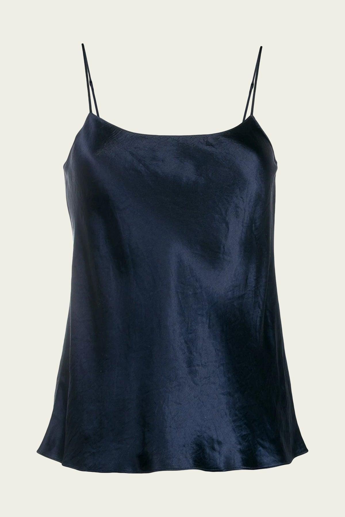 Satin Scoop-neck Cami In Coastal Product Image