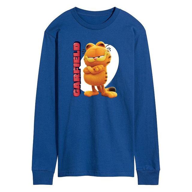 Mens Garfield The Movie Long Sleeve Graphic Tee Product Image