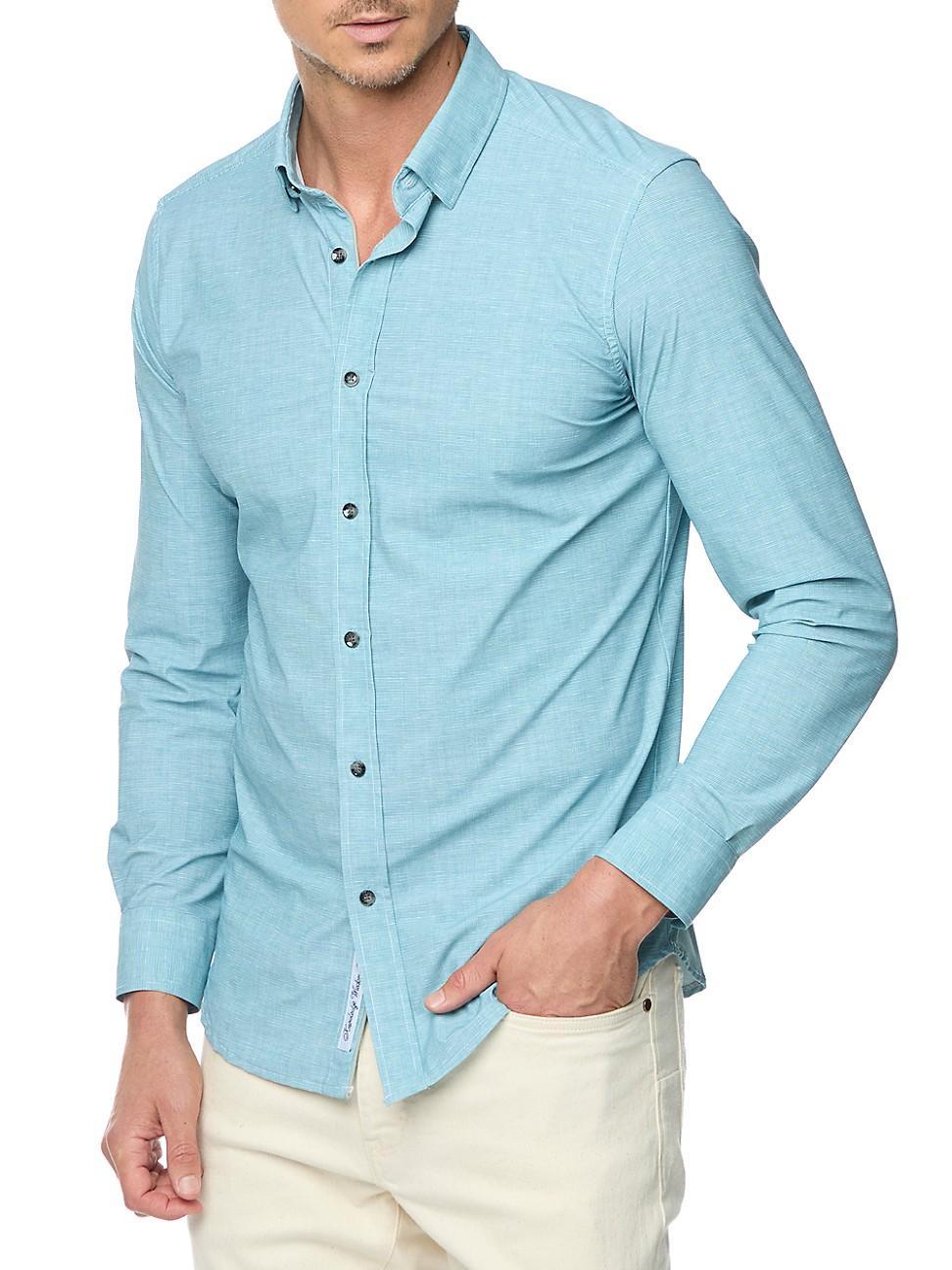 Mens Renley Button-Front Shirt Product Image