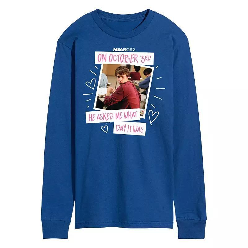 Mens Mean Girls October 3rd Long Sleeve Graphic Tee Product Image