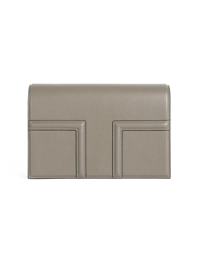 Womens Leather T-Flap Bag Product Image