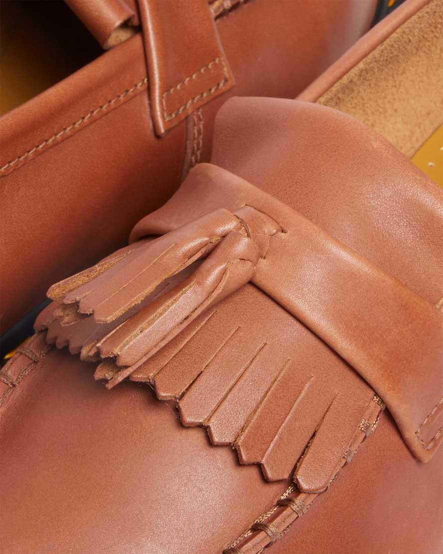 Adrian Carrara Leather Tassel Loafers Product Image