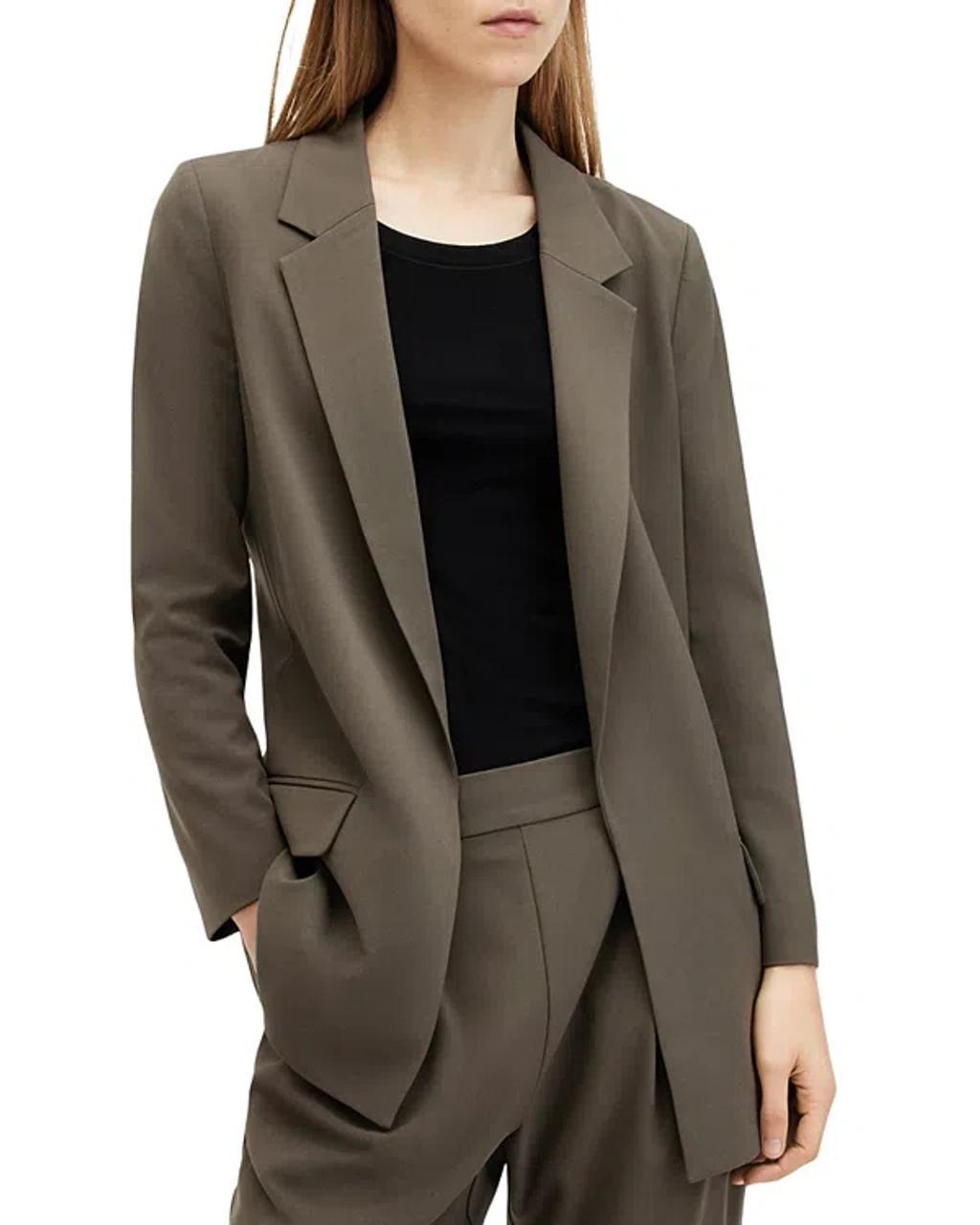 Aleida Tri Blazer In Tarmac Green Product Image