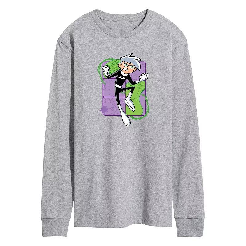 Men's Danny Phantom Jumping Graphic Tee, Size: XL, Black Product Image